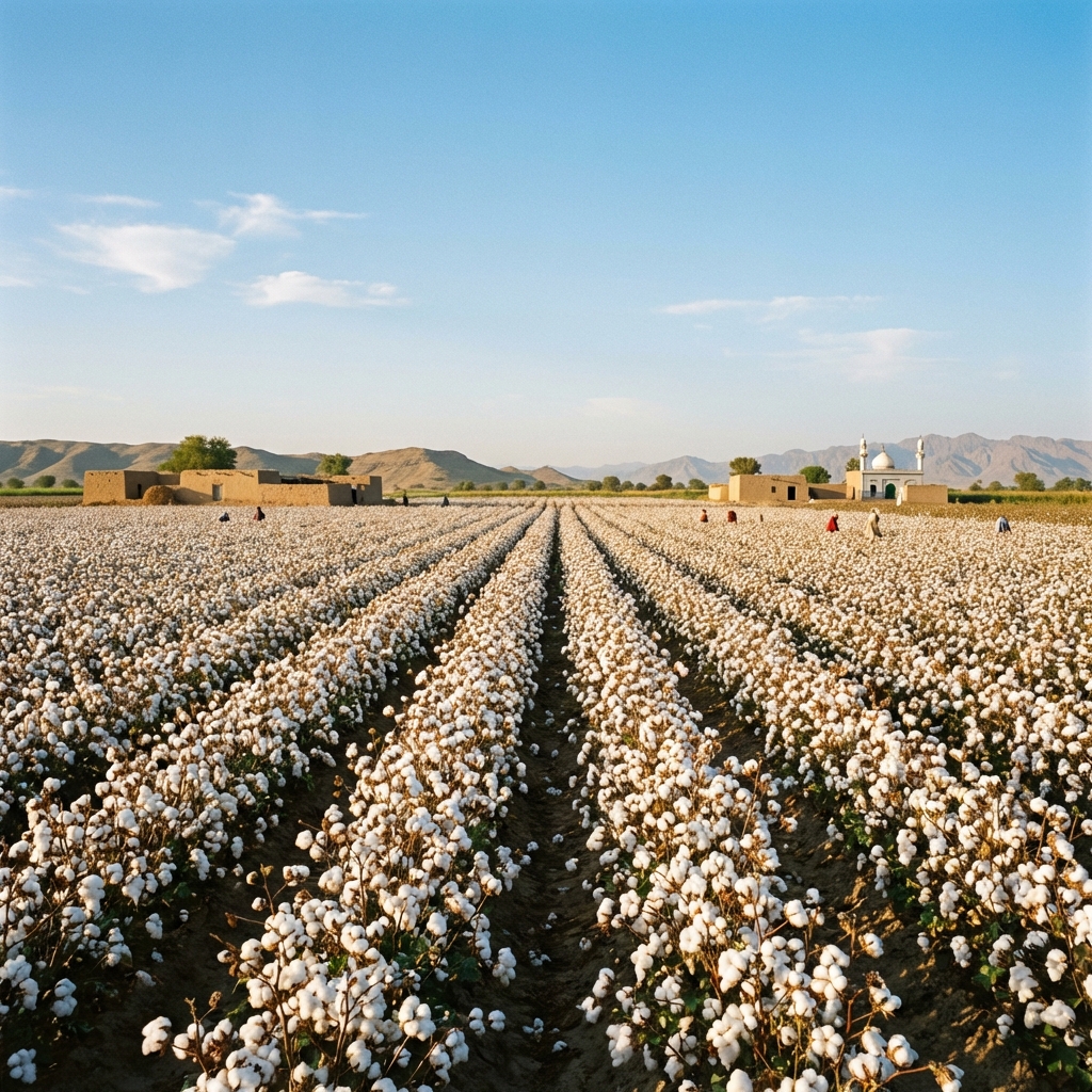 Cotton fields in Southern Punjab